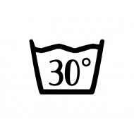 Väggdekor - Tvättsymbol 30°
