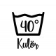 Väggdekor - Tvättsymbol 40° Kulör