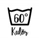 Väggdekor - Tvättsymbol 60° Kulör
