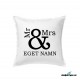 Kuddfodral - MR and MRS och EGET NAMN