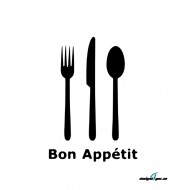Väggtext - Bon Appétit