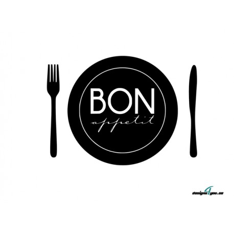 Väggtext - Bon Appétit