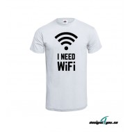 Herr T-Shirt - I NEED WiFi
