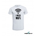 Herr T-Shirt - I NEED WiFi