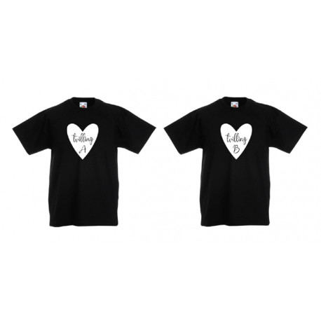 Barn T-Shirt - tvilling A & tvilling B