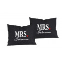 Örngott 2-pack - MRS & MRS med Efternamn