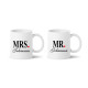 Muggar 2-pack - Mr & Mrs med efternamn