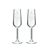 Champagneglas 2 pack - Student