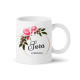 Mugg  med namn - BLOMMA