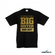 Barn t-shirt - I´M GOING TO BE A BIG SISTER