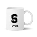 Mugg  med Bokstav - Namn