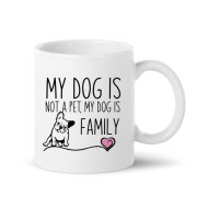 Mugg - MY DOG IS NOT A PET, MY DOG IS FAMILY