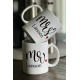 Muggar 2-pack - Mr & Mrs med efternamn