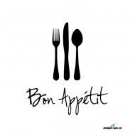 Väggtext - Bon Appétit