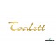 Väggtext - Toalett